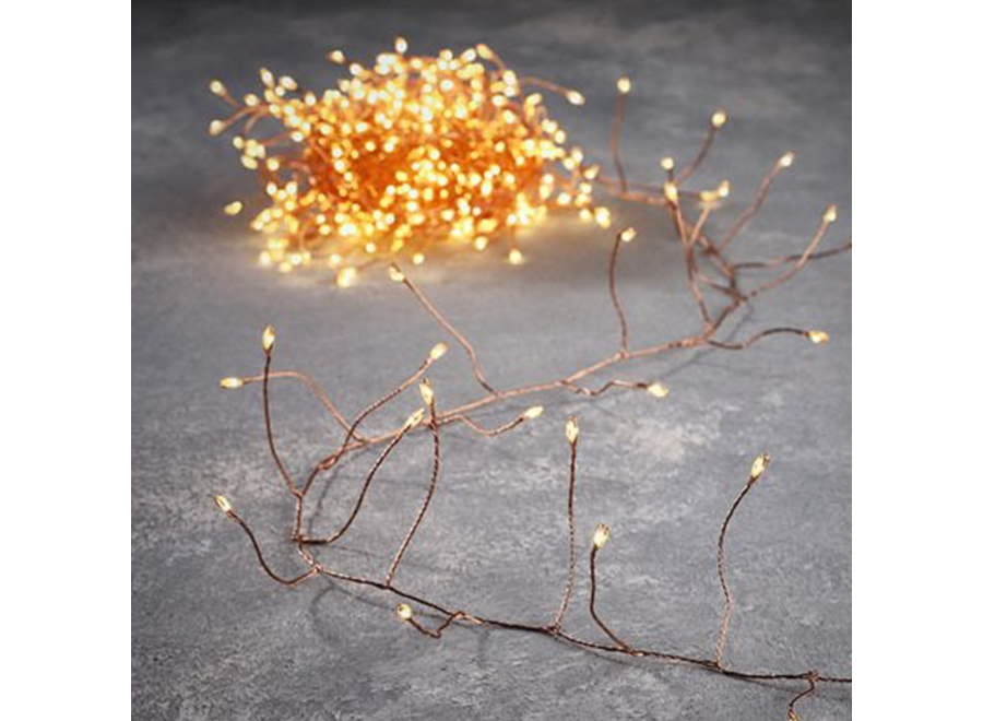 fijn lichtsnoer / kerstverlichting - 6m