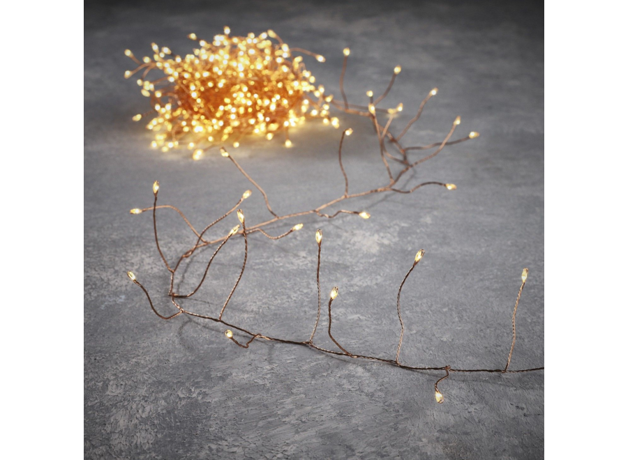 fijn lichtsnoer / kerstverlichting - 6m