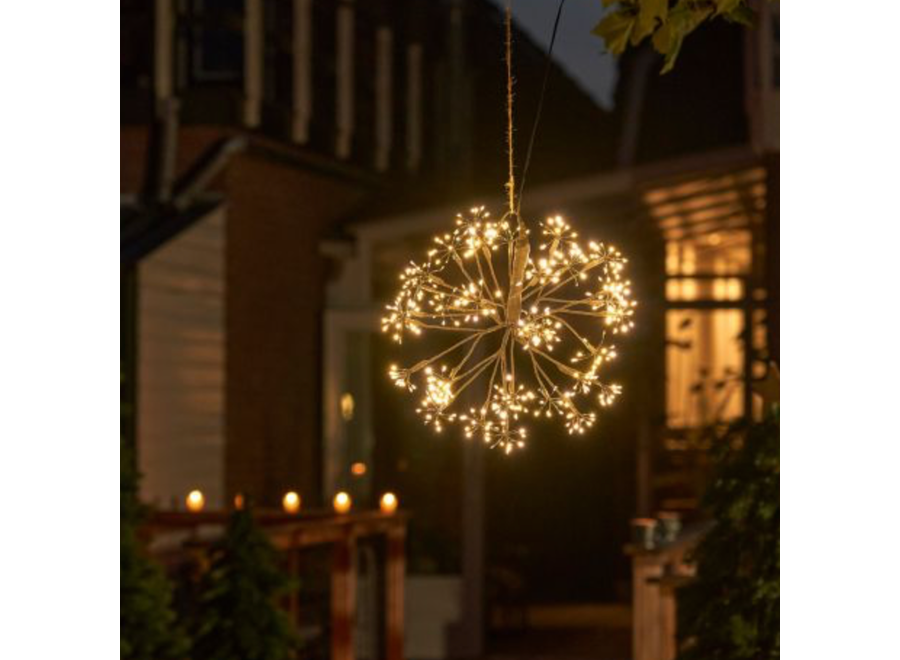 lichtbloem / dandelion / kerstverlichting - d30cm