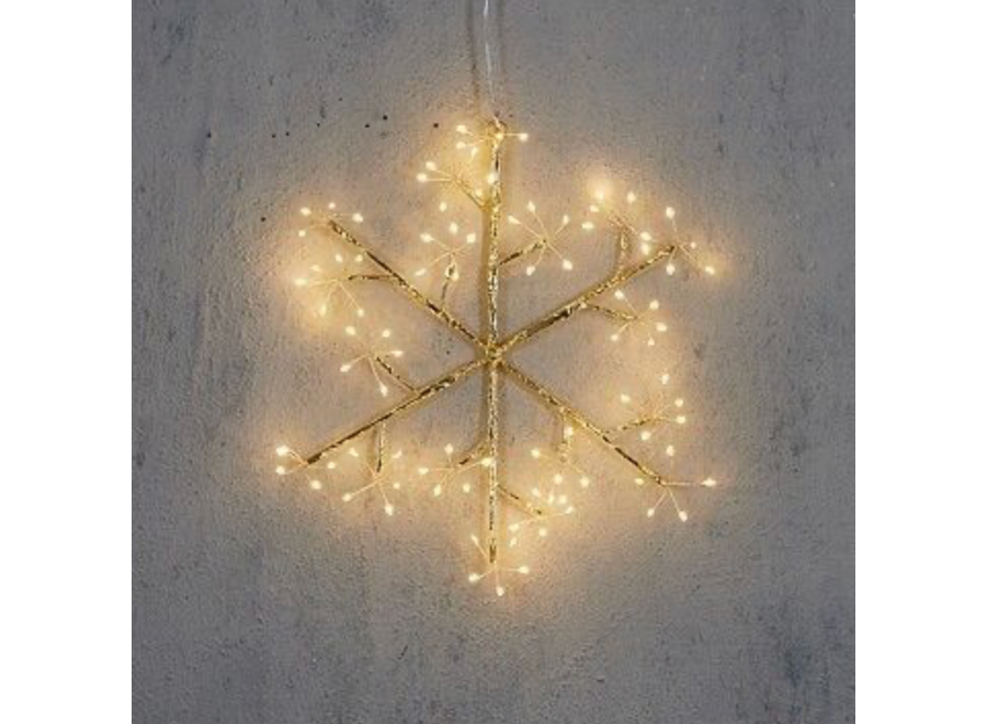 sneeuwvlok / kerstverlichting - d 30cm