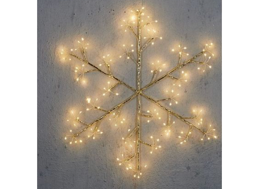 sneeuwvlok / kerstverlichting - d 50cm