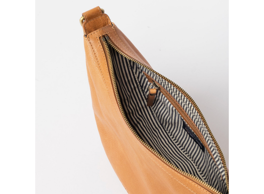 leo bag - wild oak leather