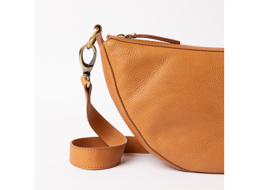 leo bag - wild oak leather