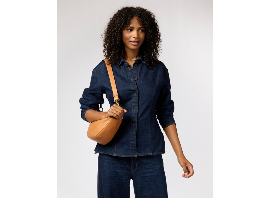 leo bag - wild oak leather