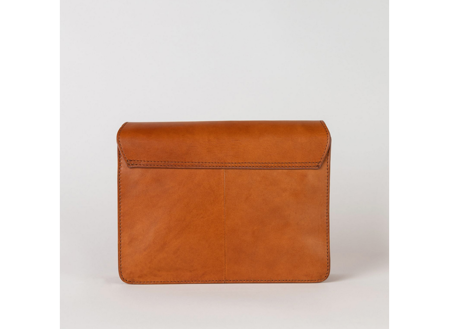 audrey bag - maxi - cognac leather