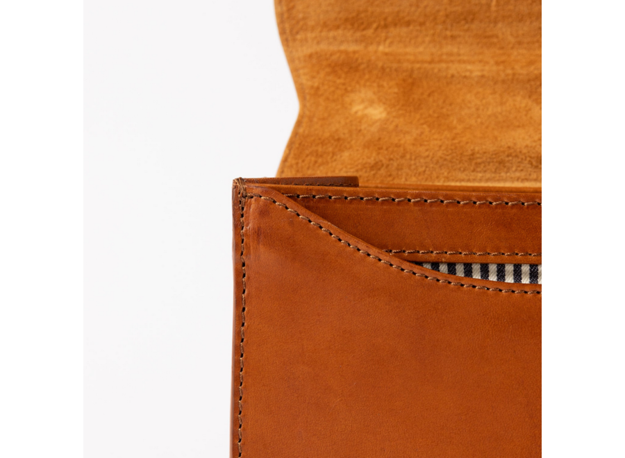 audrey bag - maxi - cognac leather