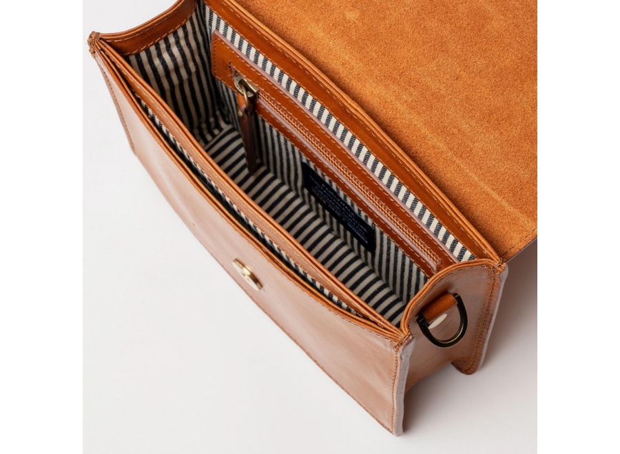 audrey bag - mini - cognac leather