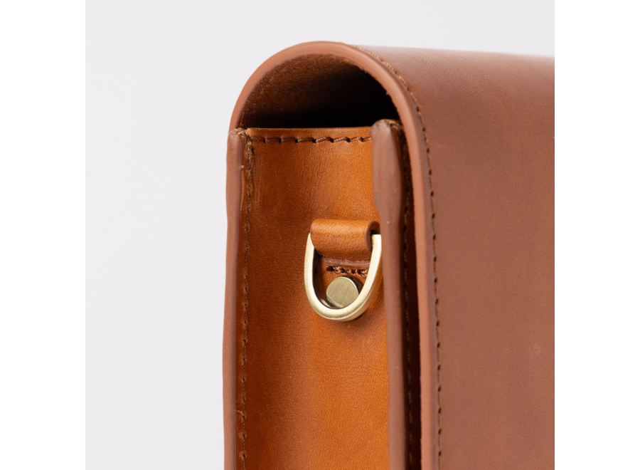 audrey bag - mini - cognac leather