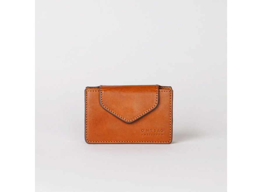 harmonica wallet - cognac leather