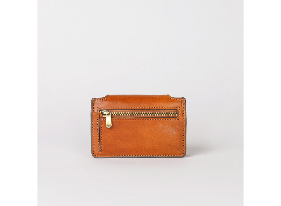harmonica wallet - cognac leather