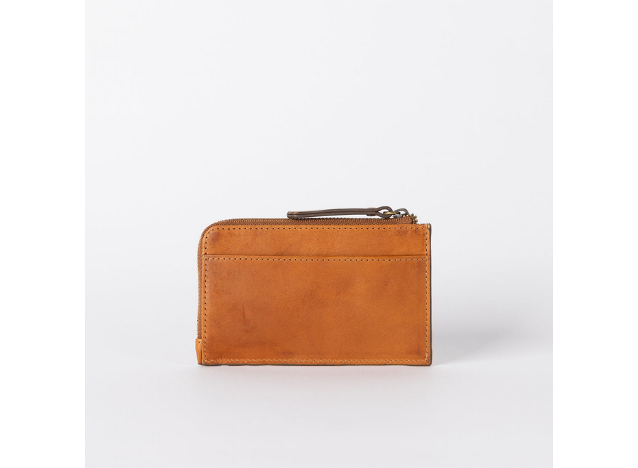 coin purse / wallet - cognac leather