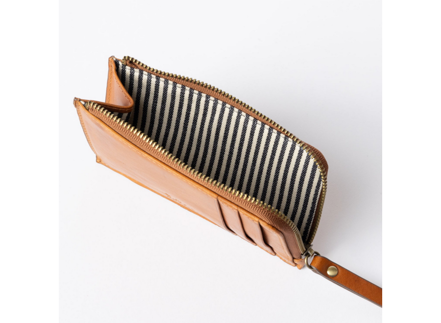 coin purse / wallet - cognac leather