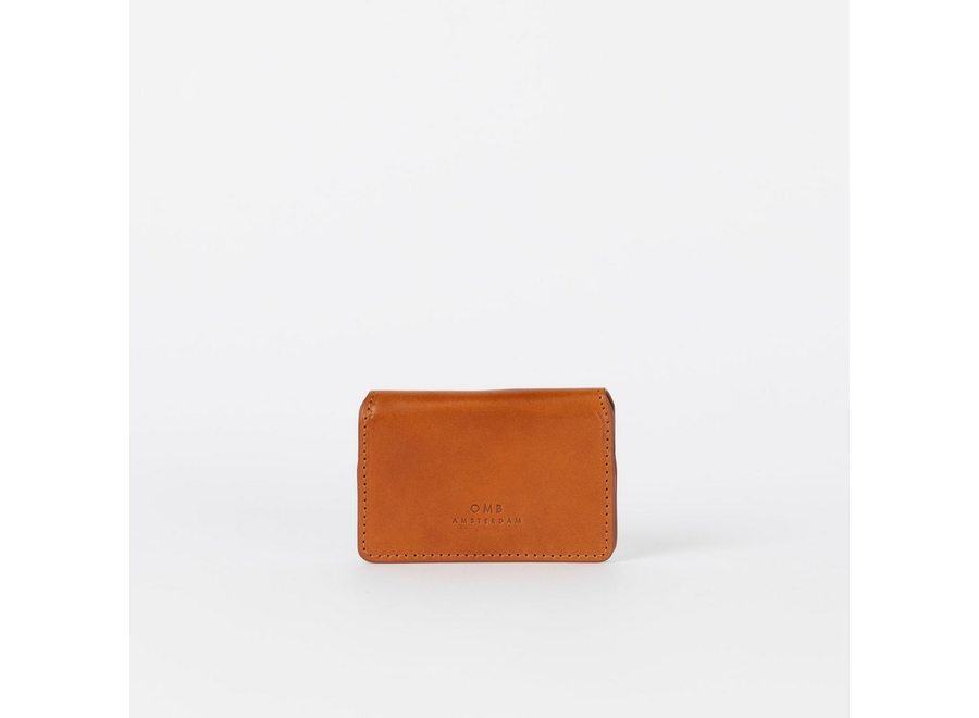 card case - cognac leather