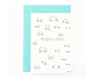 wenskaart - festiv tities kopen - PLUME
