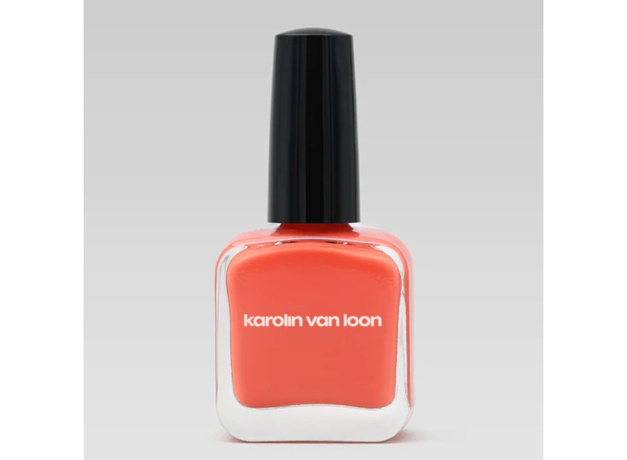 nagellak - karolin van loon - vegan & eco-friendly - 21 lava orange