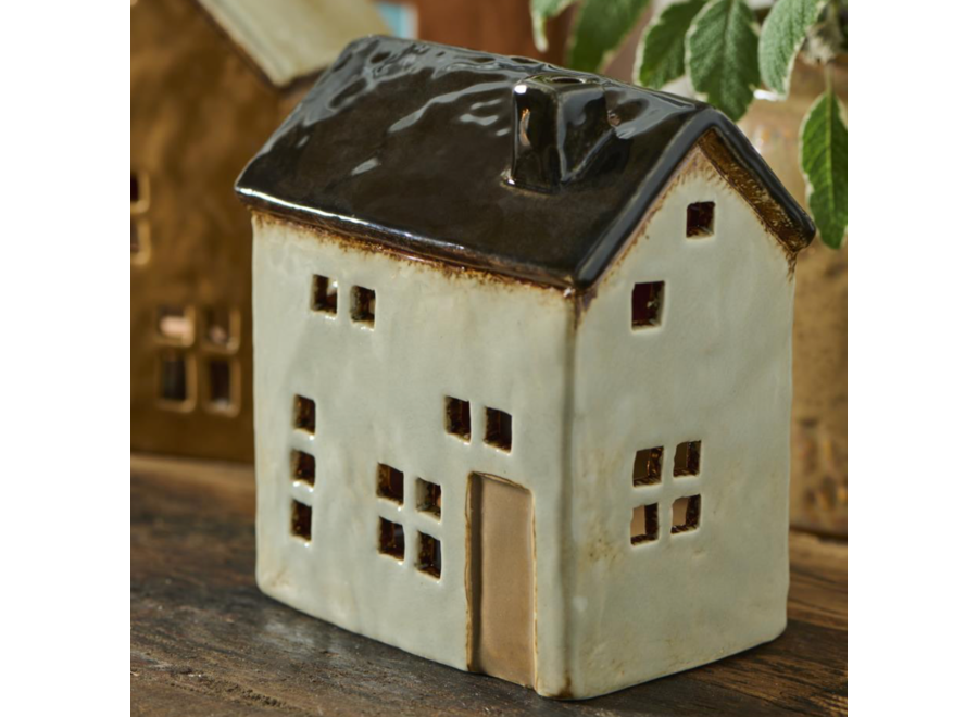 t-licht - keramiek - wide home - white