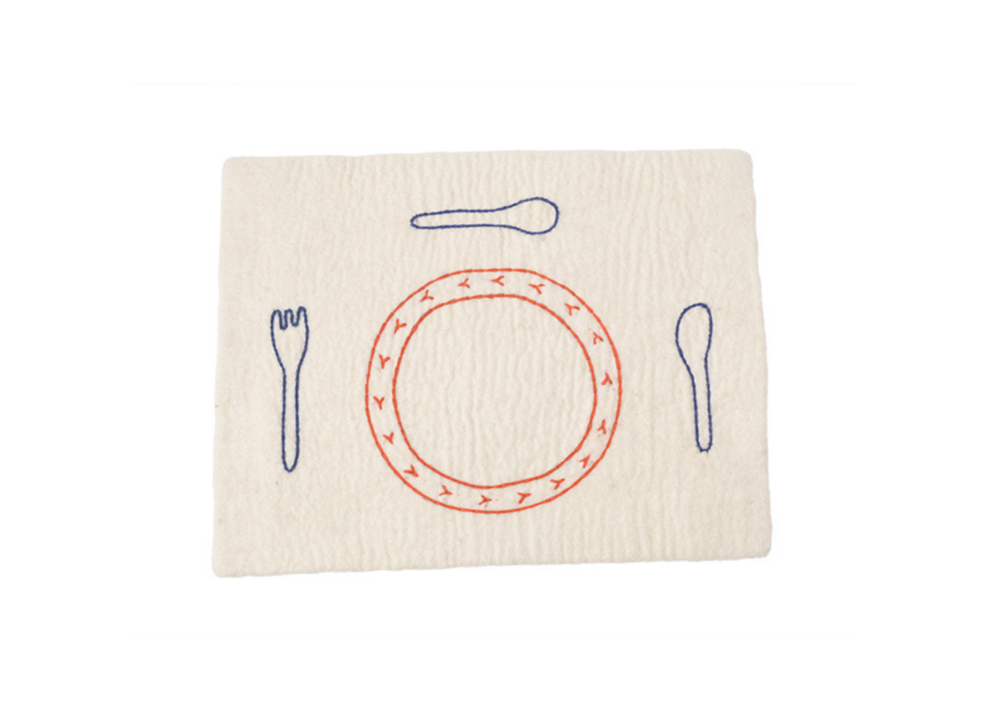 2 placemats - vilt - bon appetit