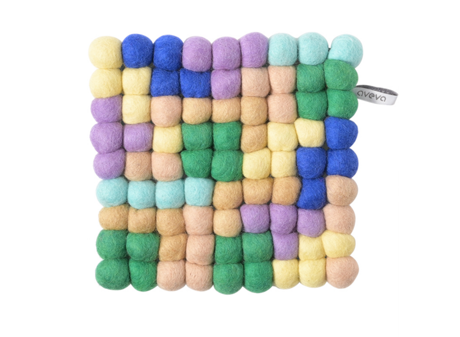 onderzetter wol - dots - square multi 1