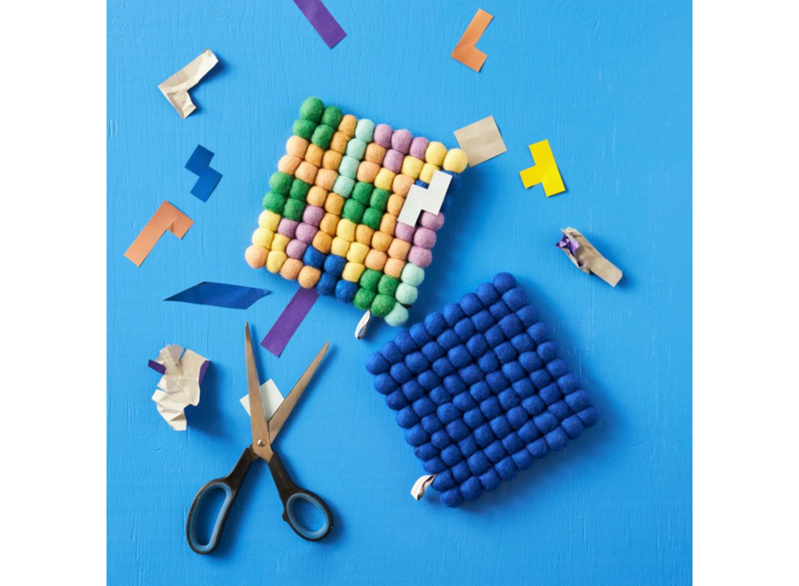 onderzetter wol - dots - square multi 1
