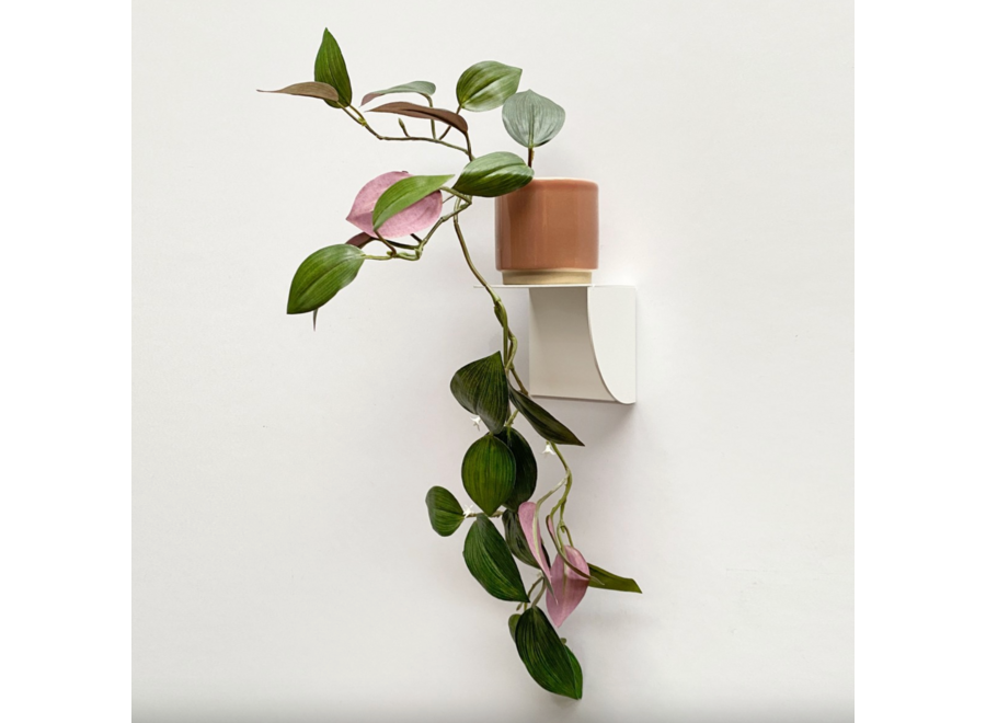 magnetisch wandplankje / hoekje - wit