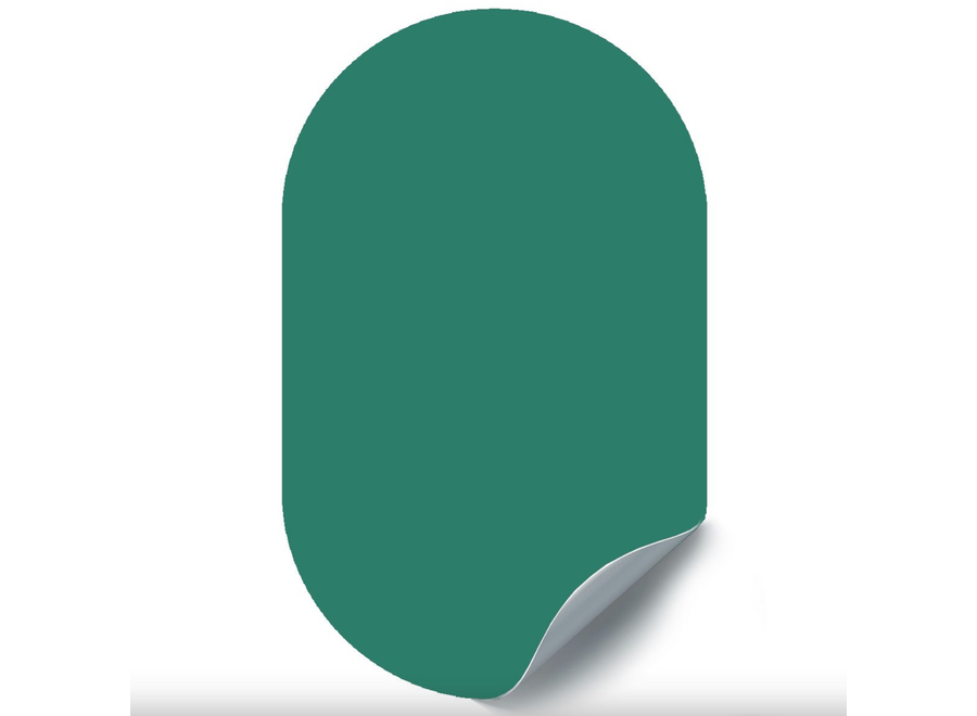 magneetstickers - ovaal - groen