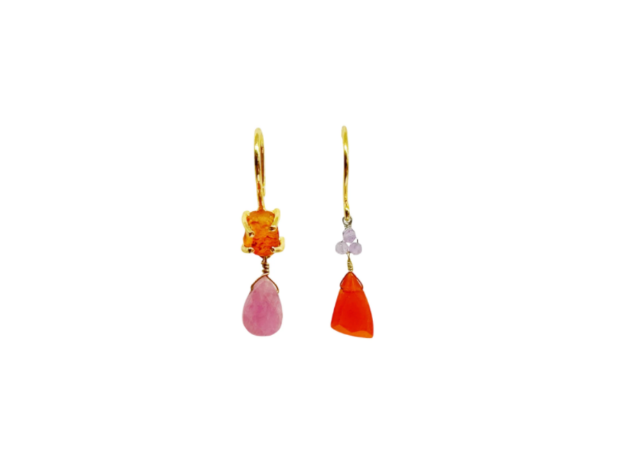 oorhangers - 2 stuks - d17 asymmetrisch