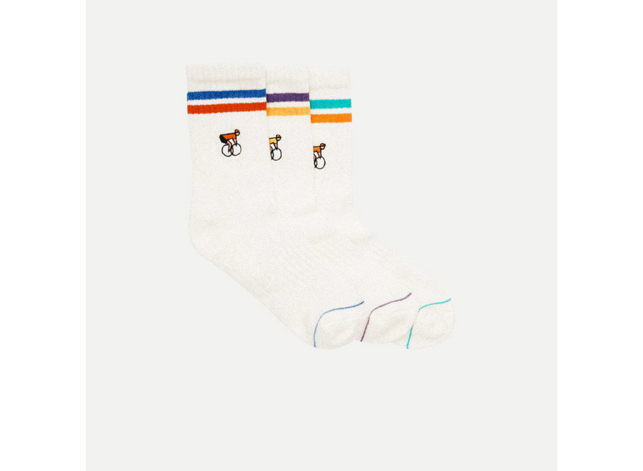 cadeaubox - set van 3 paar sokken / 43 - 47 - cyclist