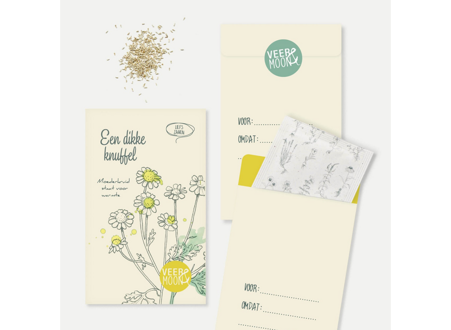 zadenzakje met een boodschap - dikke knuffel