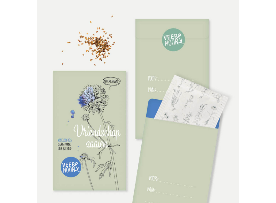 zadenzakje met een boodschap - vriendschap