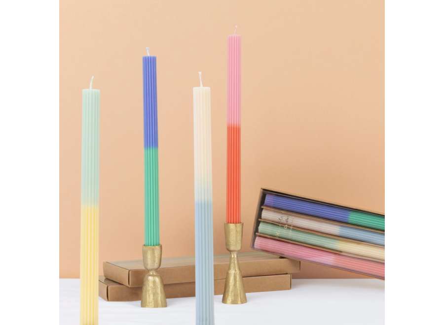 kaars - multi colour block