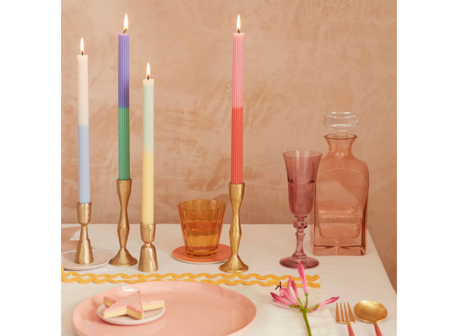 kaars - multi colour block