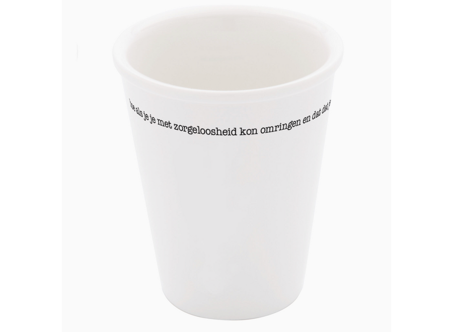 poëziebeker - hoe als je je - b. schierbeek