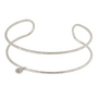 armband - double bangle pattern - zilver