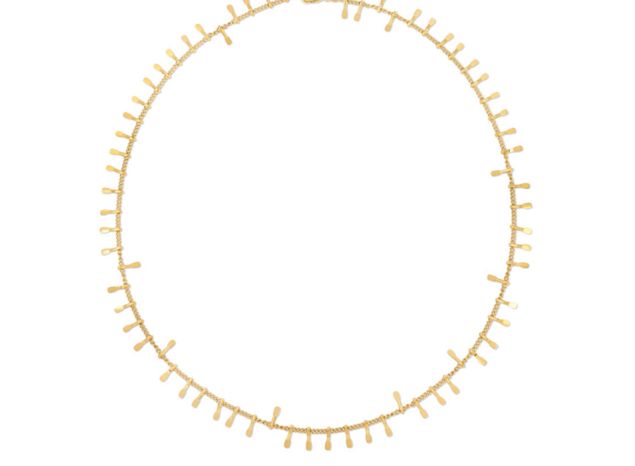 halsketting - festive details - verguld