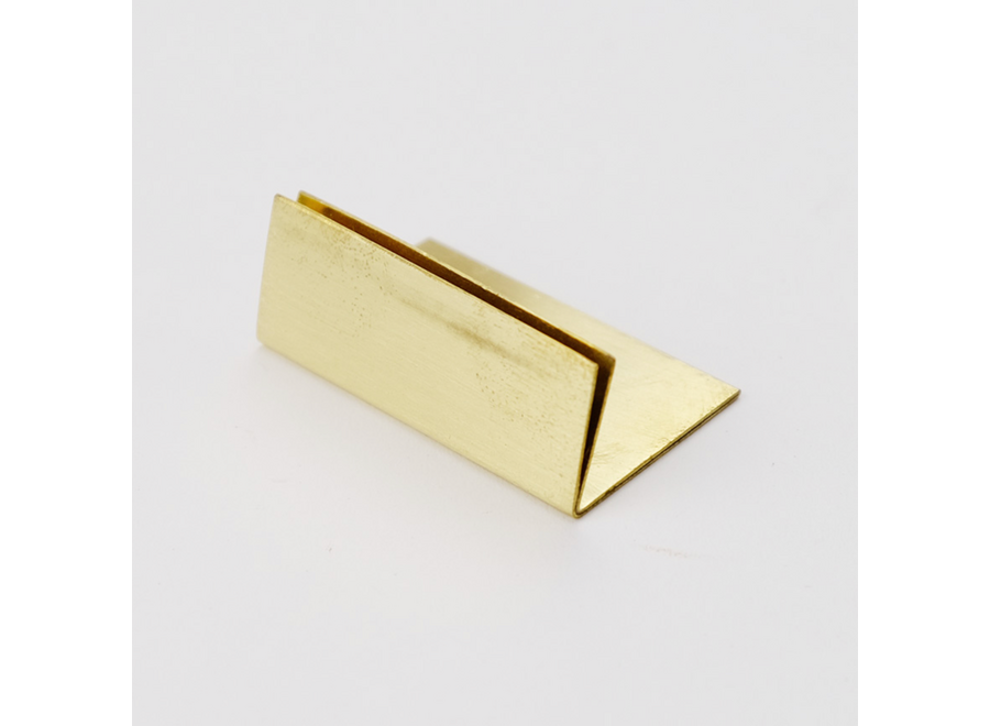 foto- & kaartenstaander - wide clip - messing