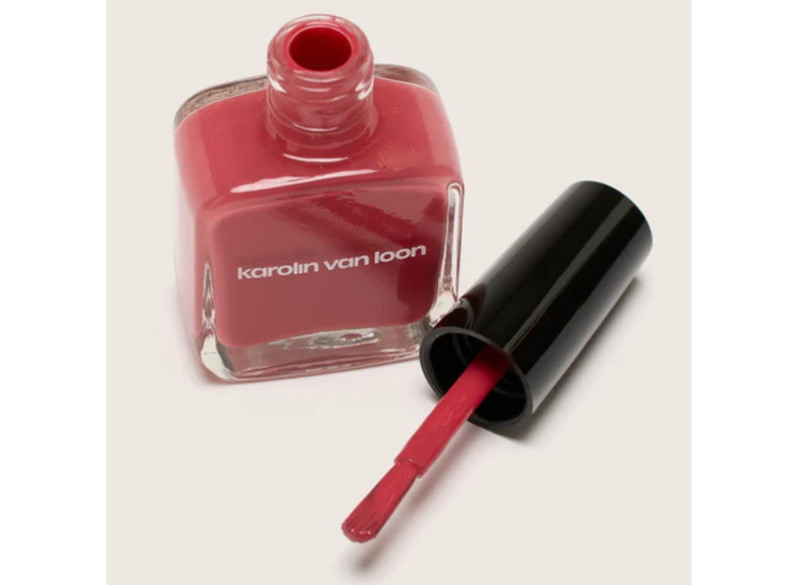 nagellak - karolin van loon - vegan & eco-friendly - 38 framboise rose