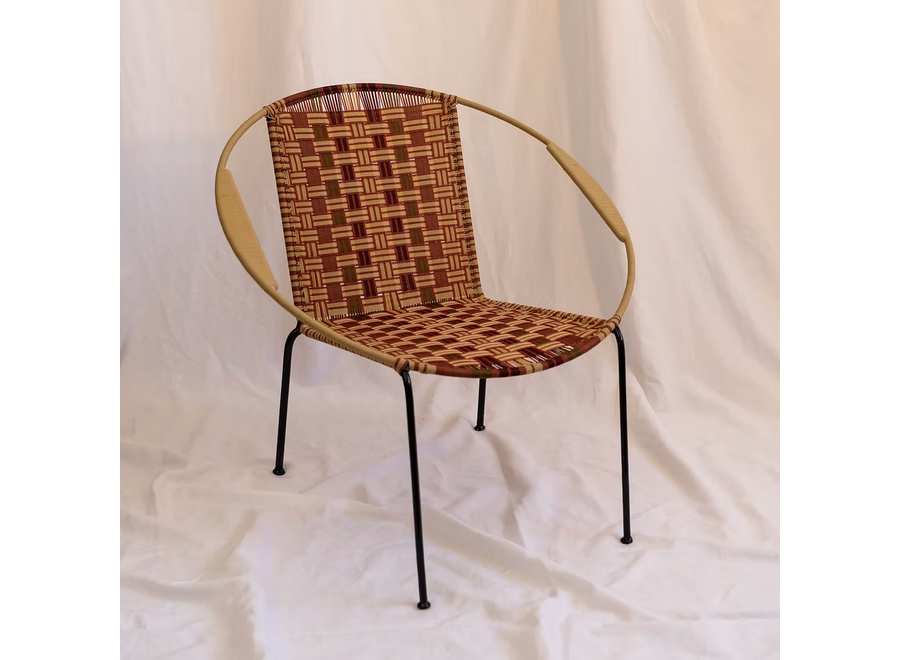 chair 1 - in- & outdoor - roest & lichtbruin / kaki / bruin