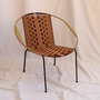 chair 1 - in- & outdoor - roest & lichtbruin / kaki / bruin