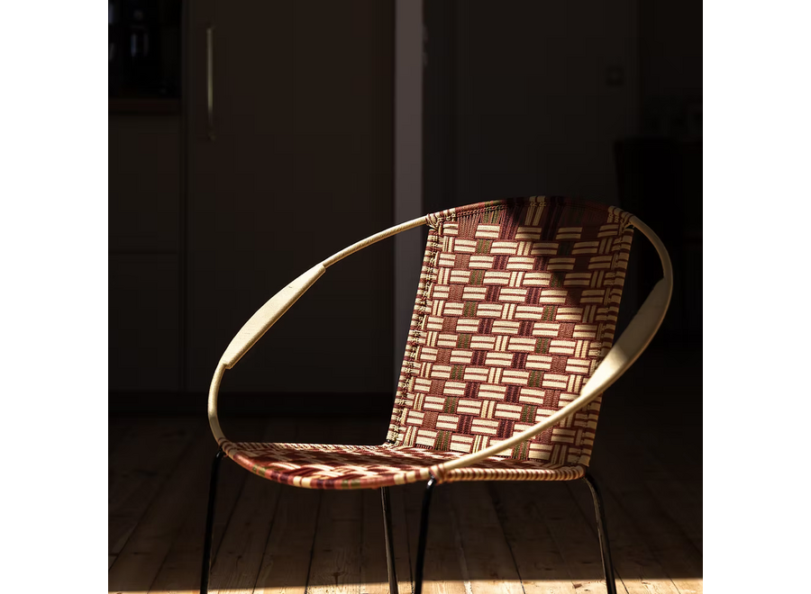 chair 1 - in- & outdoor - roest & lichtbruin / kaki / bruin