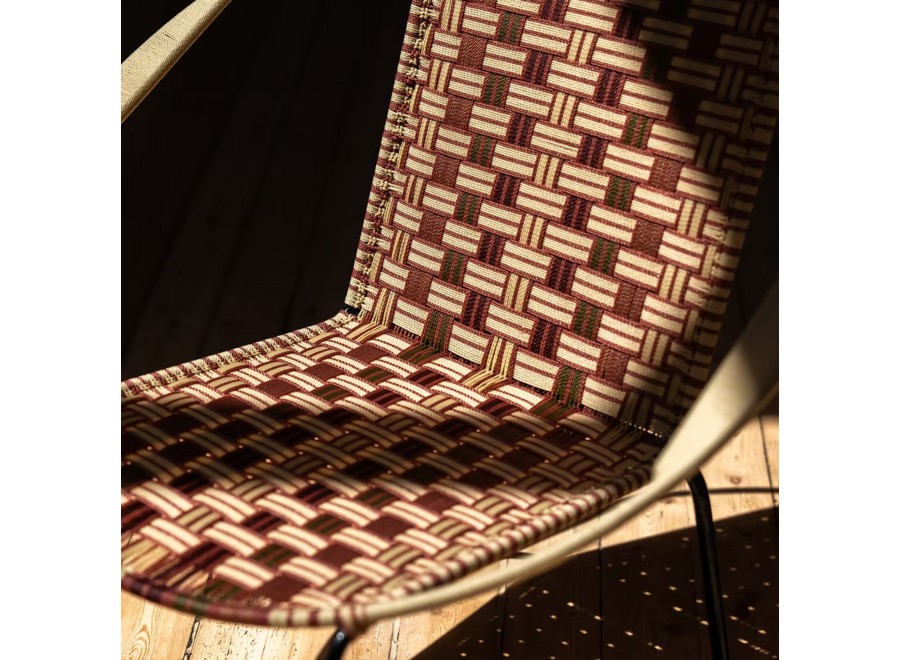 chair 1 - in- & outdoor - roest & lichtbruin / kaki / bruin