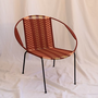 chair 1 - in- & outdoor - roest & zacht roze / lichtbruin / beige