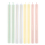 kaars - pastel stripe