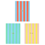 notebook - softcover stripe
