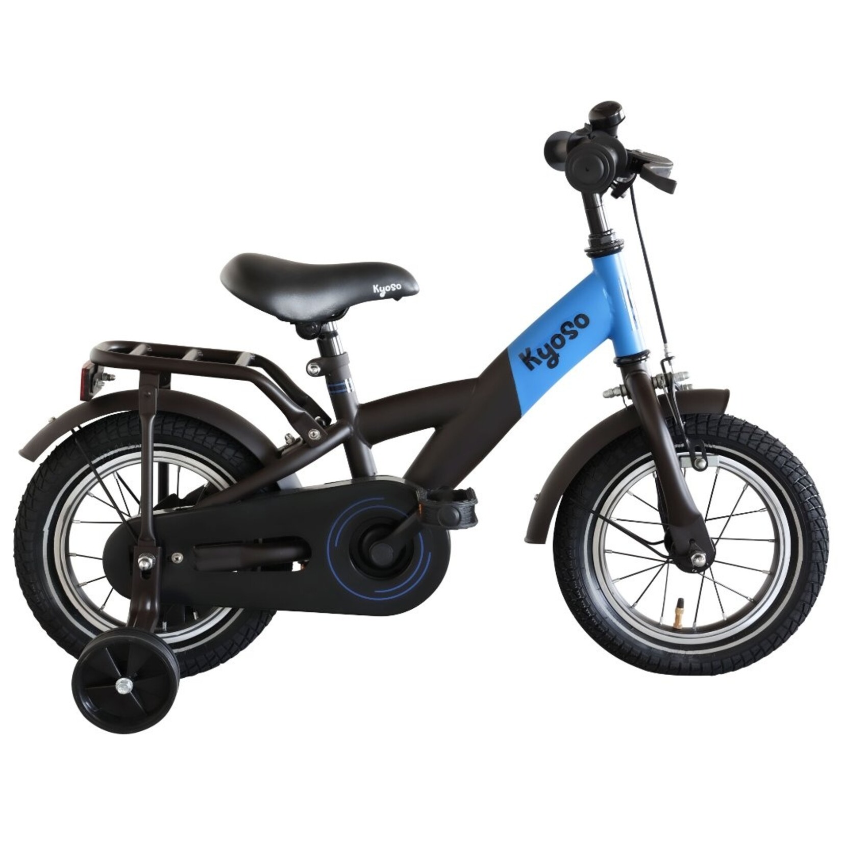 Kyoso Kyoso 12'' jongensfiets rider zwart blauw