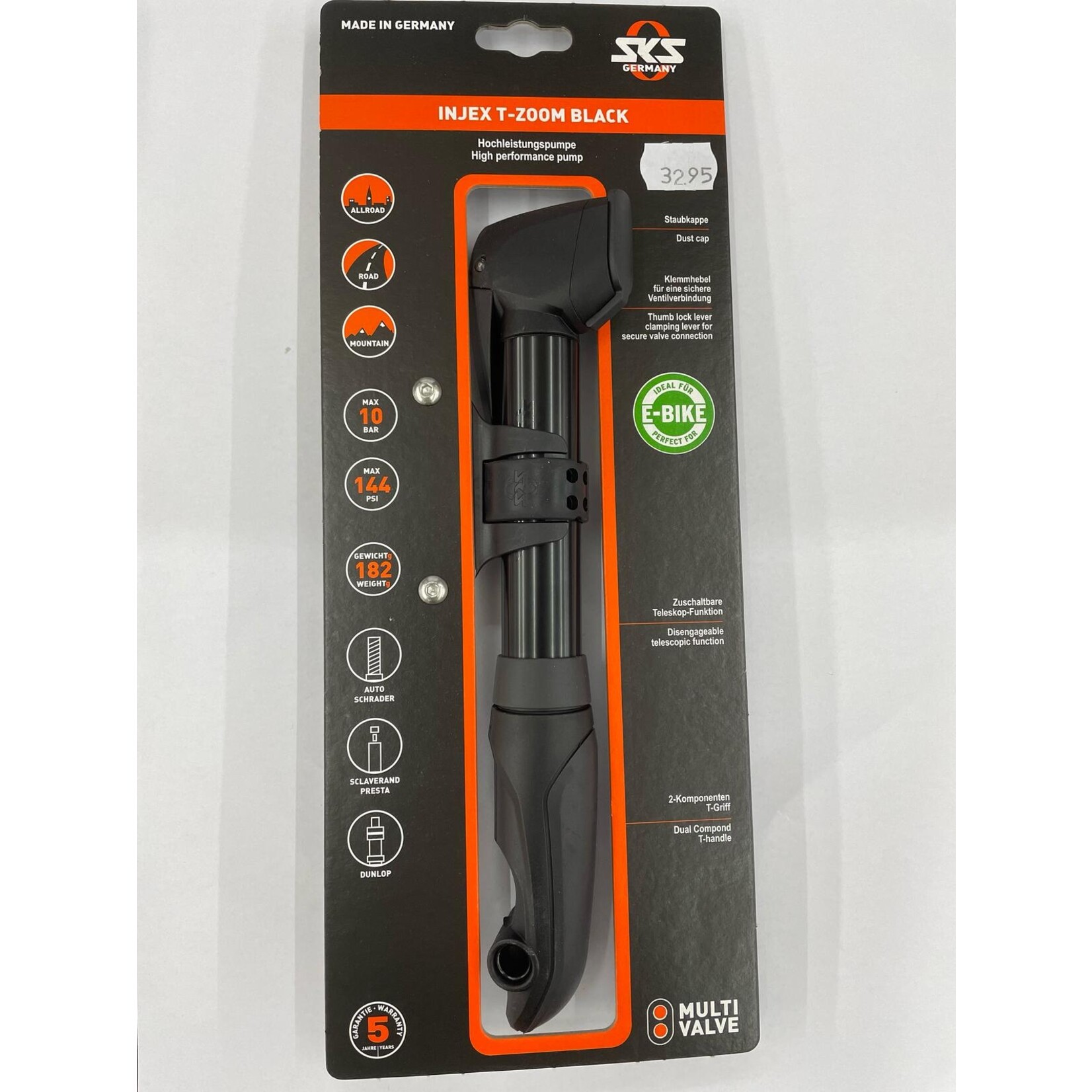 SKS Germany SKS Germany - Injex T-Zoom zwart