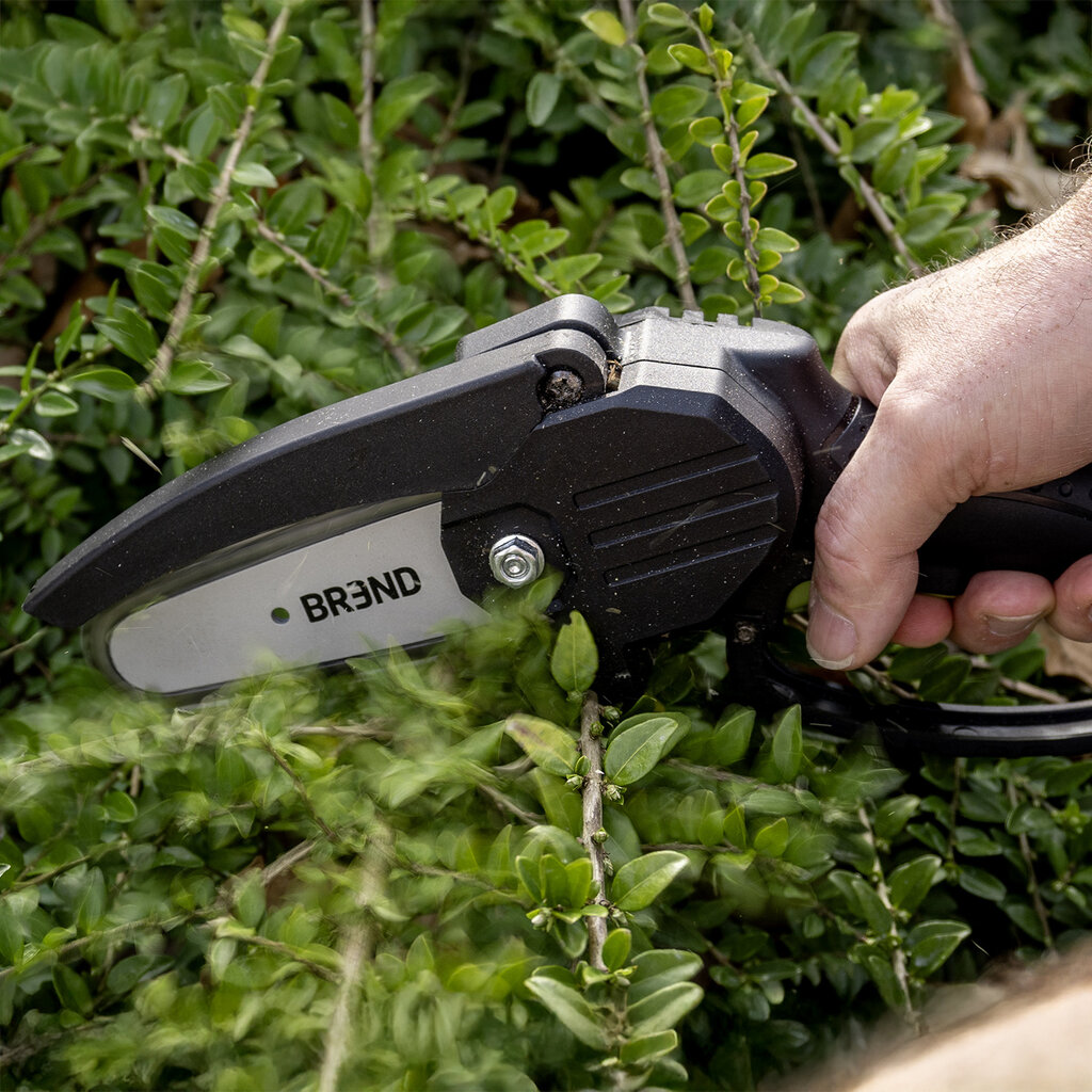 BREND BREND BR-2236 Mini Tronçonneuse Électrique avec Batterie - Tronçonneuse Sans Fil
