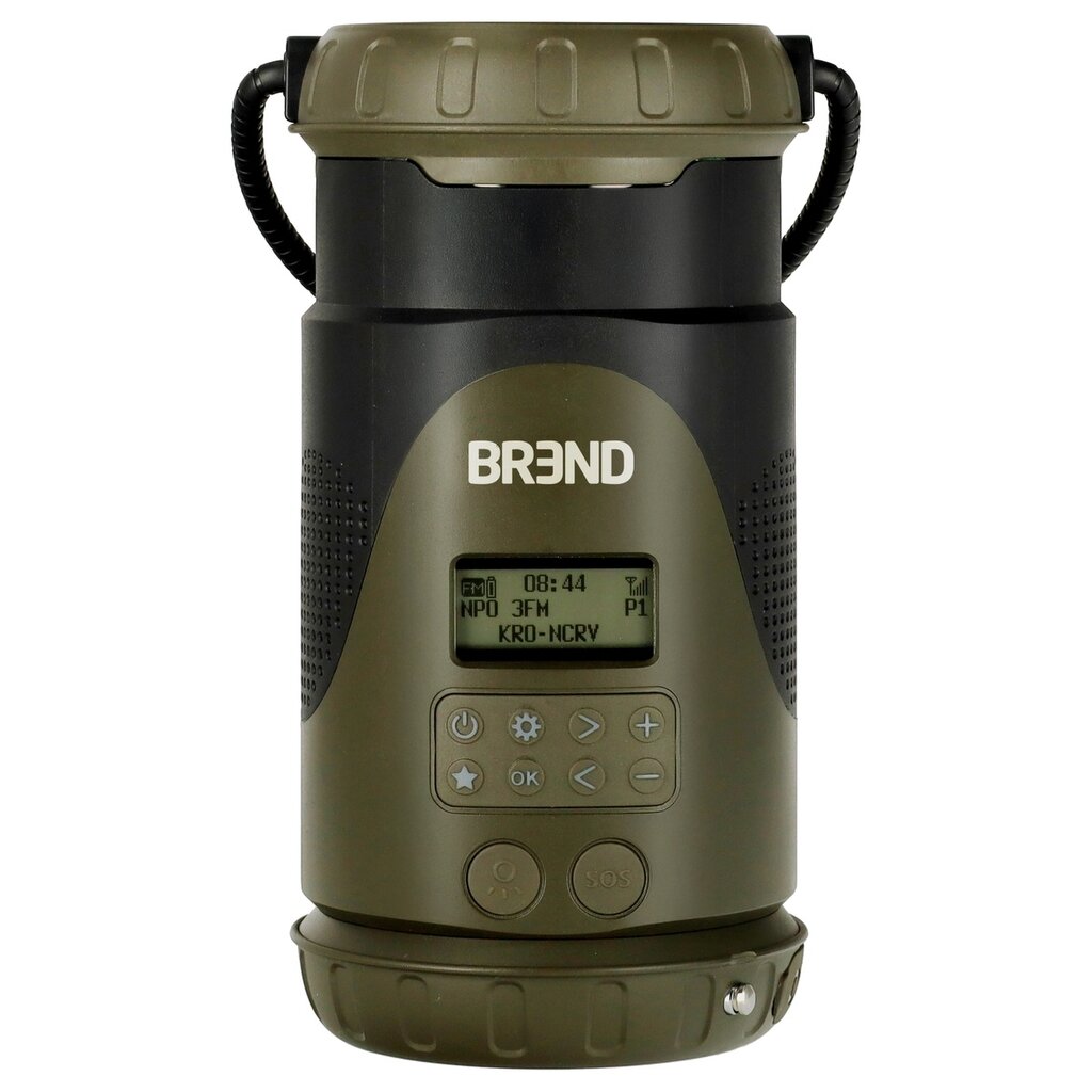 BREND BREND BR-2245 Radio d’Urgence au Design de Lanterne avec Lampe de Poche Amovible