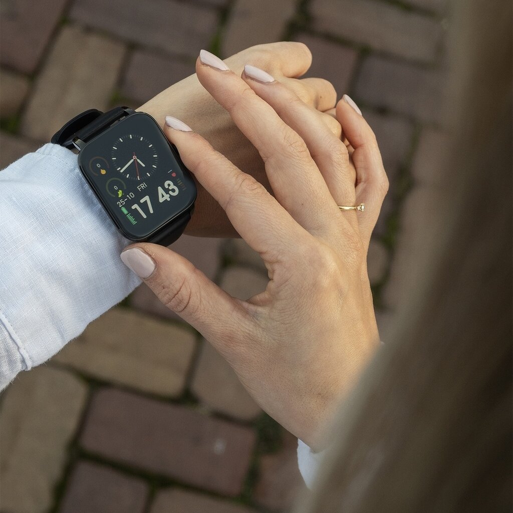 BREND Montre intelligente BREND BR-2223 avec tensiomètre et moniteur de fréquence cardiaque