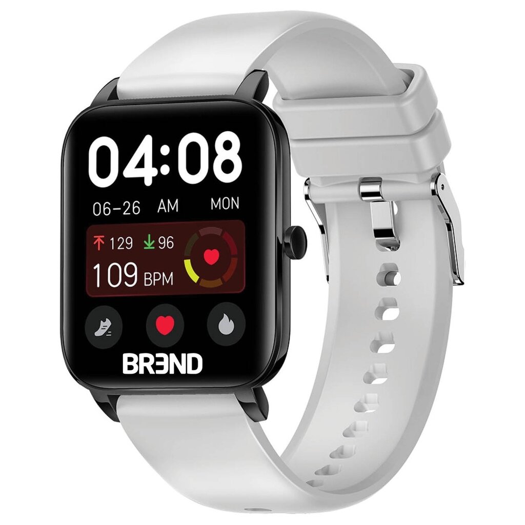 BREND Montre intelligente BREND BR-2223 avec tensiomètre et moniteur de fréquence cardiaque