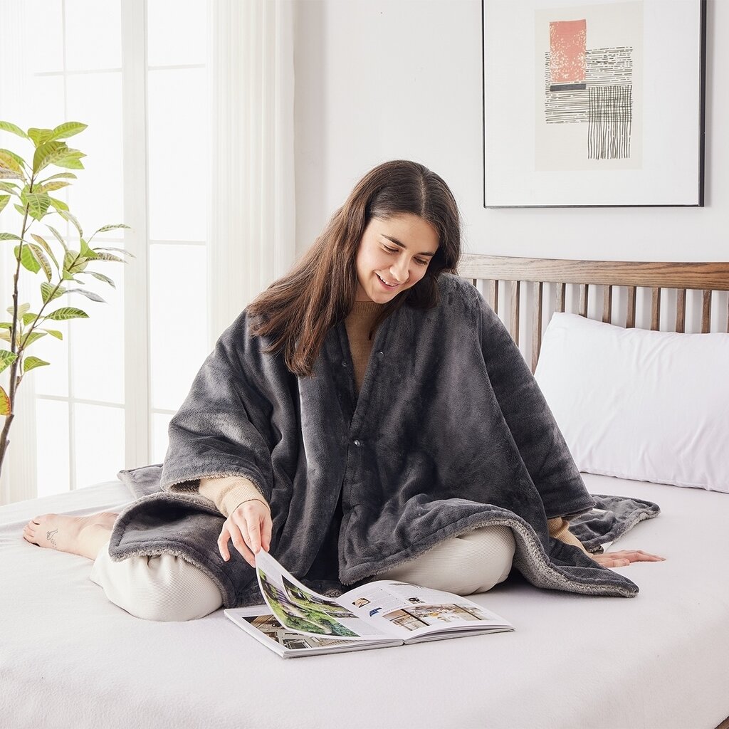 BREND BREND BR-2220 Elektrische Deken en Poncho - Fleece Plaid